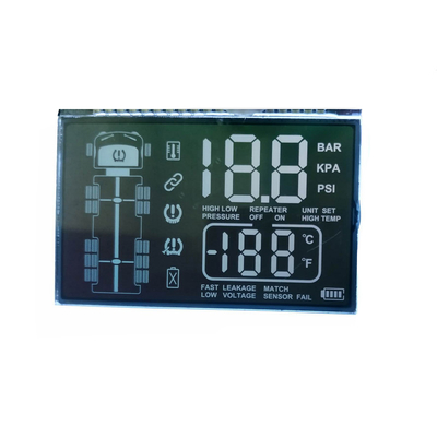 صفحه نمایش تک رنگ سفارشی VA LCD صفحه نمایش ساعت 6