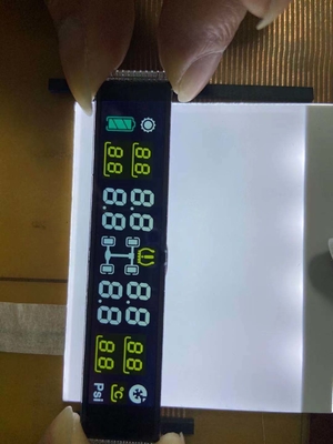 عدد منفی DFSTN صفحه نمایش LCD سفارشی صفحه نمایش انتقال دهنده TN Lcd ماژول برای فشار تایر