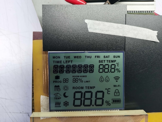 فابریکهای چینی FSTN صفحه نمایش LCD با رقم مثبت صفحه نمایش انتقال دهنده سفارشی ماژول TN LCD برای ابزار