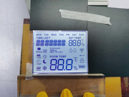 فابریکهای چینی FSTN صفحه نمایش LCD با رقم مثبت صفحه نمایش انتقال دهنده سفارشی ماژول TN LCD برای ابزار