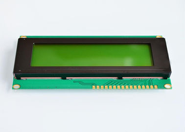 20 X 4 2004A LCM LCD صفحه نمایش زرد - صفحه سبز 98 X 60 X 13.5 میلی متر اندازه کلی