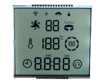 تک رنگ TN LCD صفحه نمایش 7 بخش 4 رقمی با شماره گیری الفبایی با ضد آب 18 پین