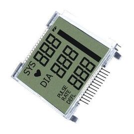 تک رنگ TN LCD صفحه نمایش 7 بخش 4 رقمی با شماره گیری الفبایی با ضد آب 18 پین