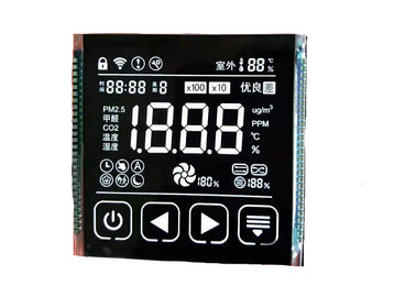 نمایشگر 3.5V VA LCD نمایشگر ماژولار عددی تک قطبی صفحه نمایش عدد هفت قطعه LCD ماژول
