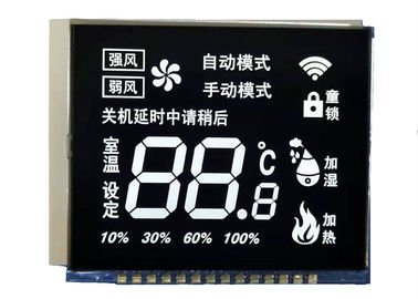 نمایشگر ماژول LCD تک رنگی LCD 7 Segment نمایش ماژول VA Type LCD با کنتراست بالا با نور پس زمینه LED