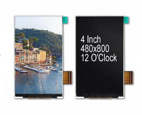 300cd / M2 480x800 3.97 Inch RGB Interface IPS TFT LCD Display