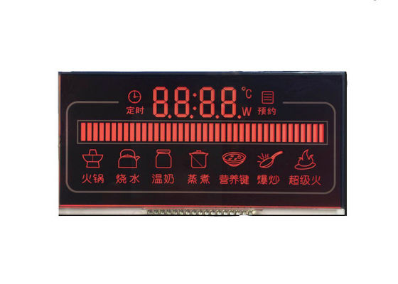 ماژول نمایش 7 بخش VA Lcd صفحه سفارشی اندازه صفحه نمایش LCD صفحه نمایش منفی صفحه نمایش رقم 16 بخش ماژول LCD