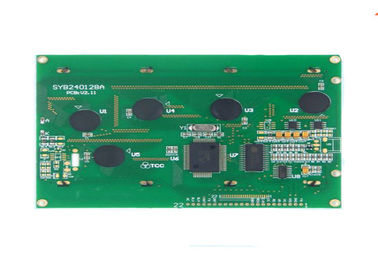 T6963c کنترل کننده 22 پین مجهز به نمایشگر ماتریس نقطه، 5.1 اینچ 240 X 128 Spi Lcd Display Module