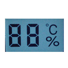 شکل سفارشی 2 رقمی LCD صفحه نمایش TN صفحه نمایش دمای عمر -30- + 80 ℃