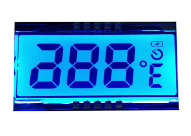 پنل LCD بازتابنده TN HTN STN FTSN سفارشی / ماژول نمایش عددی LCD تک رنگ