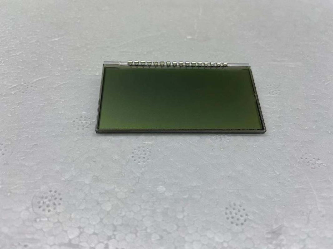 Tn 7 بخش صفحه نمایش LCD 12 O ساعت مثبت مونوکروم ماژول Lcd Transmissive شفاف برای ساعت