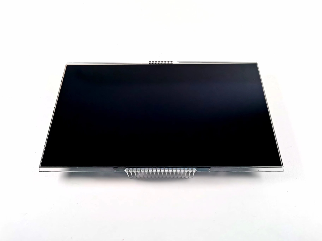 12 O ساعت منفی VA صفحه نمایش LCD قطعه سیاه عدد گرافیک LCD شیشه ای پانل VA برای ترموستات