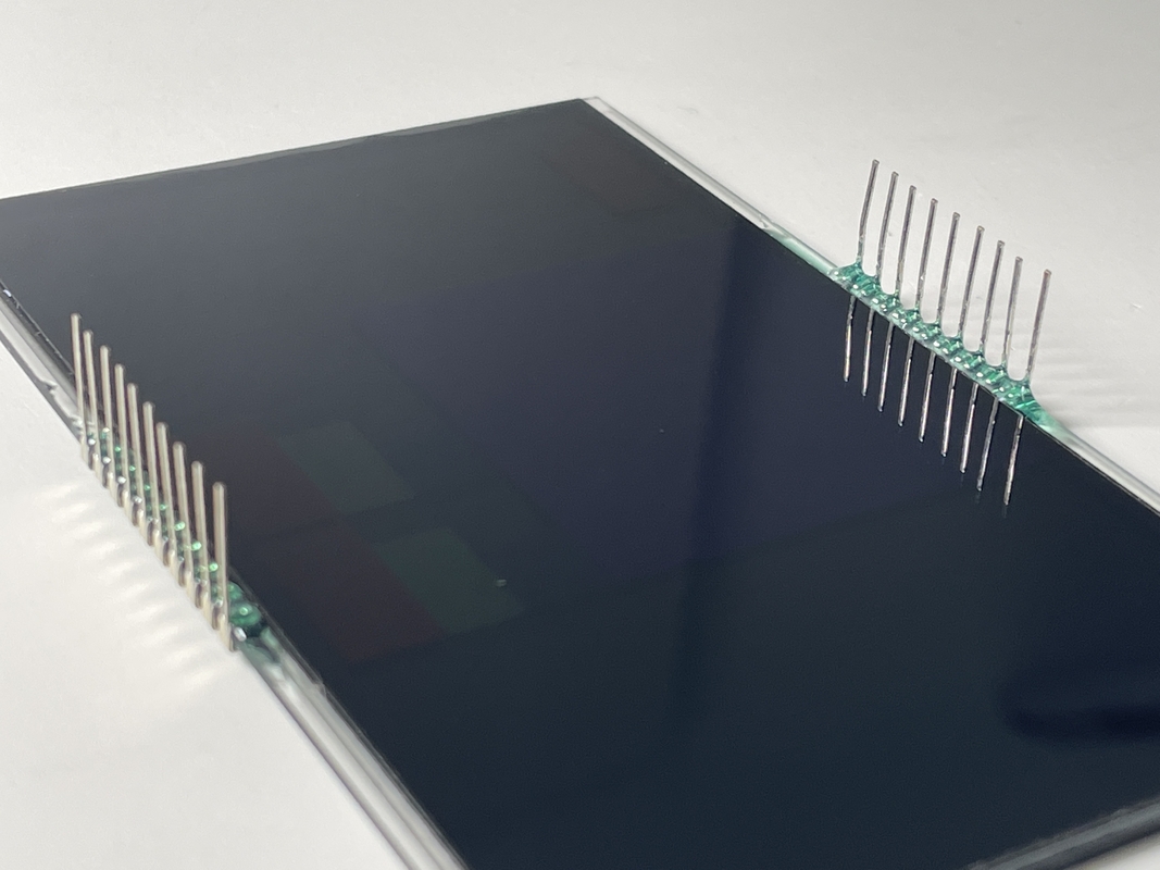 قیمت عمده فروشی VA بخش صفحه نمایش LCD رنگ کنترل PIN صفحه نمایش روشنایی سفید برای ماساژور