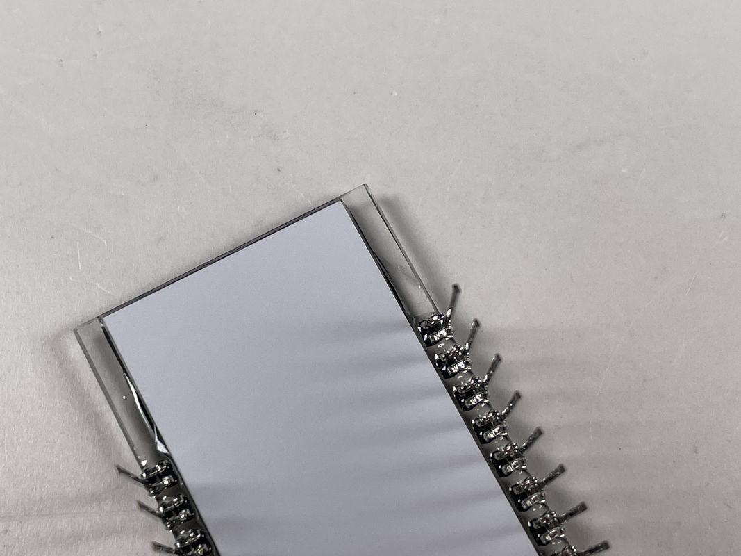 صفحه نمایش LCD 8 رقمی TN مثبت هفت بخش اتصال PIN برای گازهای الکترونیکی
