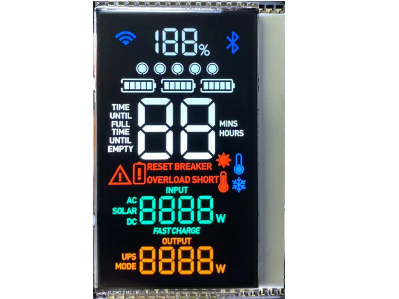ماژول LCD کنتراست بالا VA نمایشگر تک رنگ برای صفحه نمایش برق در فضای بیرونی و داخلی