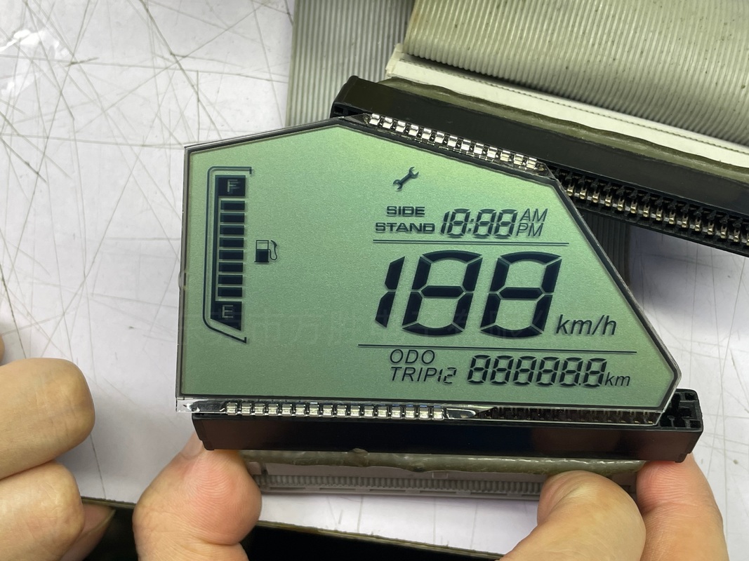 پنل شیشه ای LCD HTN سفارشی | 7 بخش نمایشگر LCD برای الکترونیک صنعتی و مصرفی