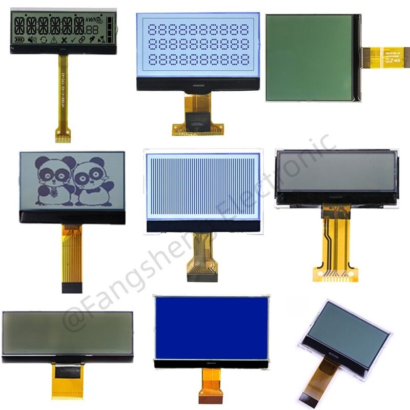 OEM COG LCD 128x64 192x64 240x128 COG LCD کارخانه ST7567 صفحه نمایش COG برای کنترل صنعتی