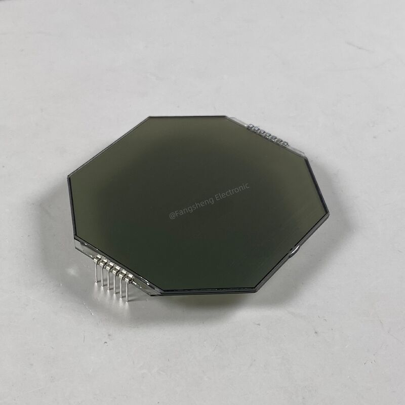 صفحه نمایش سفارشی HTN LCD تک رنگ ال سی دی 7 سگمنت برای ترموستات Tn صفحه نمایش ال سی دی پنل ال سی دی 7 سگمنت انتقالی مثبت Htn