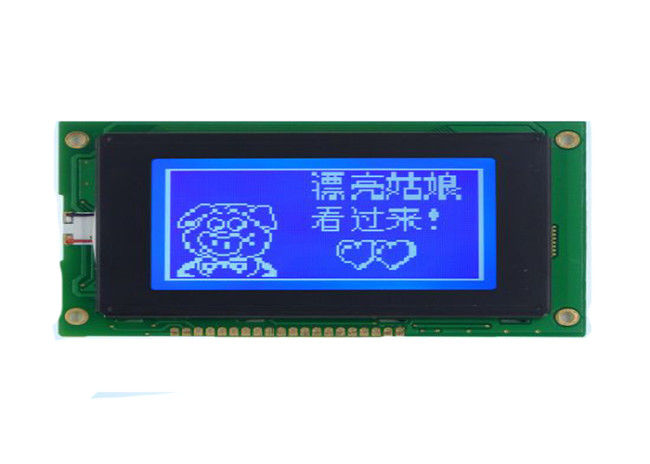 3.2 اینچ 128x64 نقطه ماتریس ال سی دی نمایش گرافیکی STN 20 پین با نور پس زمینه LED