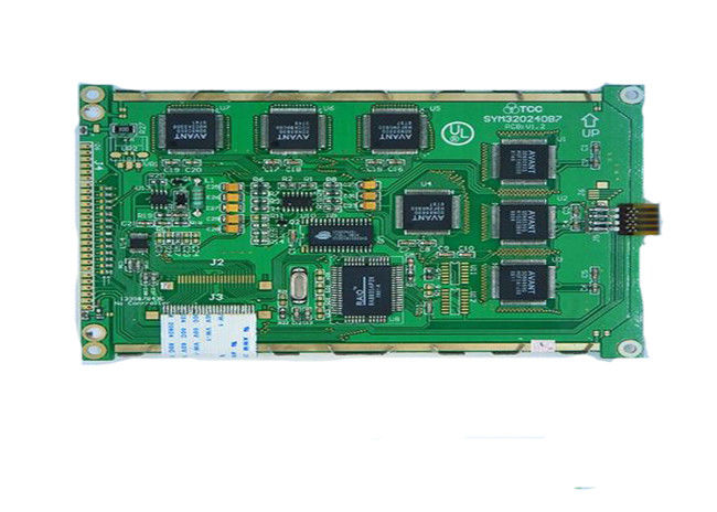 320 X 240 نقطه گرافیکی ماژول نمایشگر LCD خاکستری قالب COB LCM نوع 5 ولت