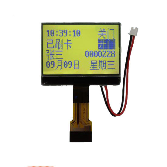 صفحه نمایش 128 x 64 سی دی نمایش LCD استاتیک درایو، مانیتور LCM ماژول نمایشگر LCD کوچک