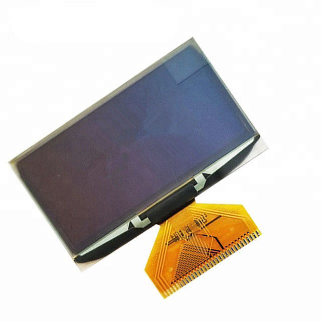 SSD1309 2.4 اینچ صفحه نمایش OLED صفحه نمایش ماژول 24 پین 60.50 x 37mm اندازه سفید رنگ