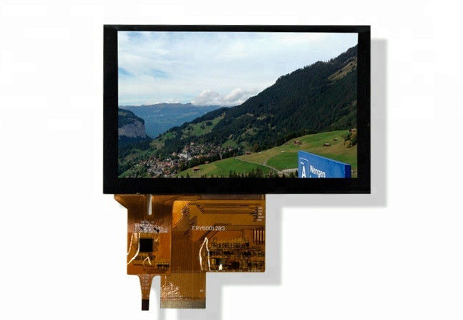 5 اینچ 800 X 480 IPS صفحه نمایش لمسی خازنی 16 متری رنگ روشنایی 1000 نیوتن