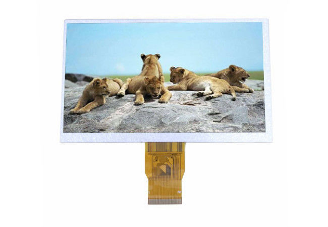صفحه نمایش لمسی مقاوم در برابر 720 اینچ Tft IPS LCD Moduler نمایشگر 1024 * 600 با رابط پنل ال سی دی LVDS برای کامپیوتر شخصی