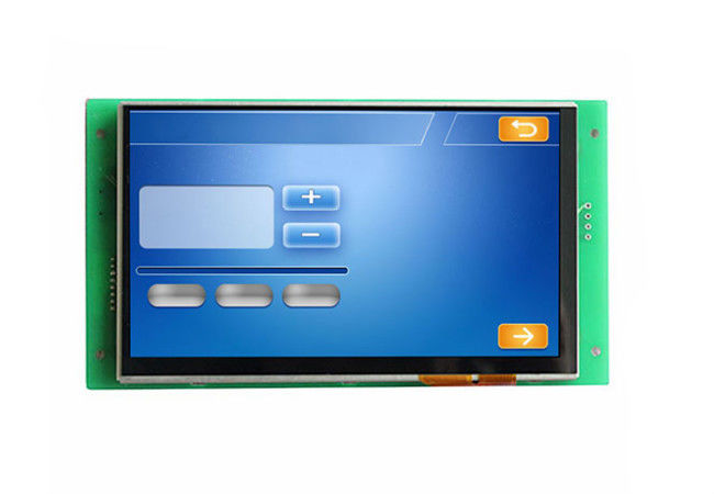 7 اینچ 800 * 480 UART صفحه نمایش لمسی خازنی با رابط RS232 / TTL برای تمشک Pi