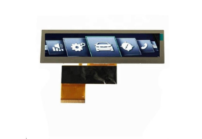 3.8 اینچ TFT LCD ماژول 480 * 72 نوع نوار کشش با 40 پین RGB رابط