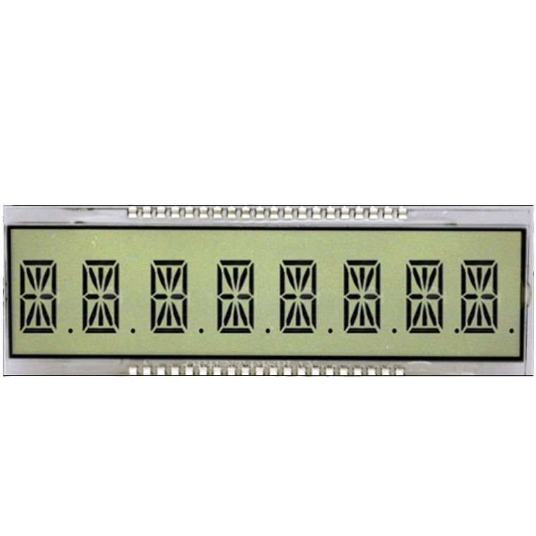 3.5 V اندازه سفارشی 7 segment Lcd Display TN ماژول Lcd برای ابزار