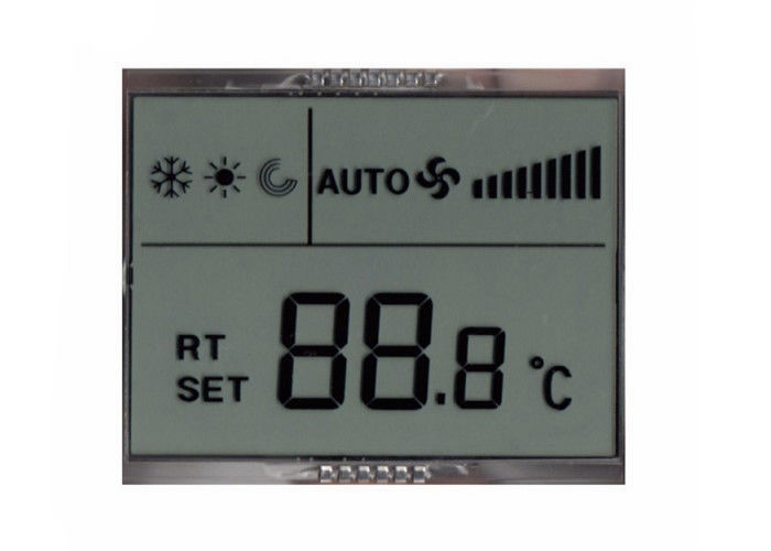 صفحه نمایش TN مثبت ال سی دی 7 نمایشگر نمایشگر دیجیتال LCD ماژول کنترل کننده کنترل از راه دور تهویه مطبوع