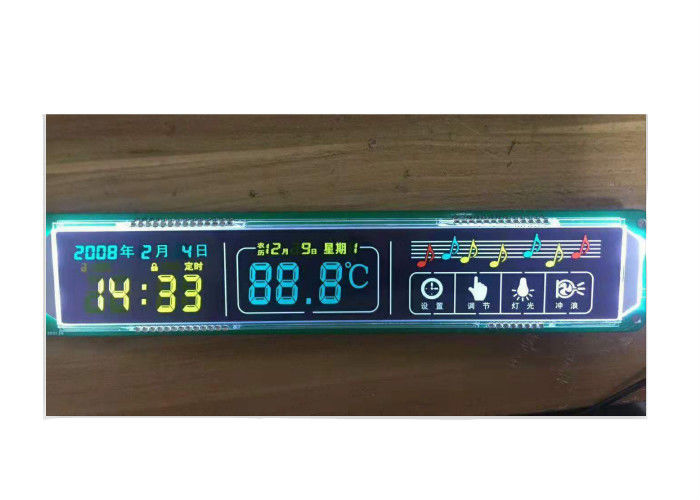 صفحه نمایش 5.0V FSTN LCD / Transflective Monochrome برای سیستم حامل خودرو