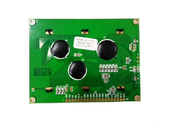 5V 12864 ماژول نمایشگر LCD 128 x 64 نقطه گرافیکی ماتریس COB صفحه نمایش ال سی دی با نور پس زمینه آبی
