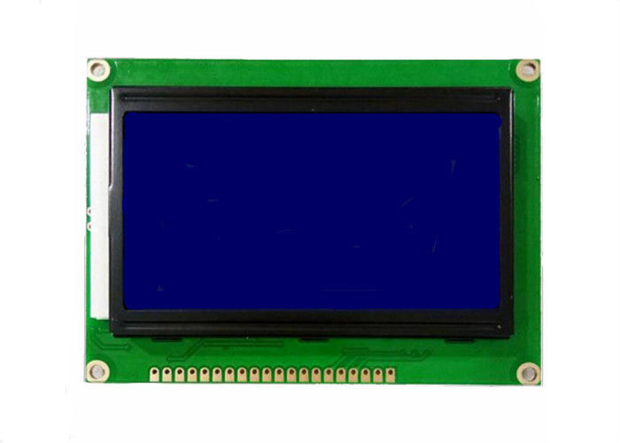 5V 12864 ماژول نمایشگر LCD 128 x 64 نقطه گرافیکی ماتریس COB صفحه نمایش ال سی دی با نور پس زمینه آبی