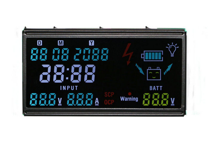 صفحه نمایش ال سی دی کنتراست بالا کنتراست ال سی دی نمایشگر VA منفی صفحه نمایش LCD 3.3V 7 نمایشگر LCD