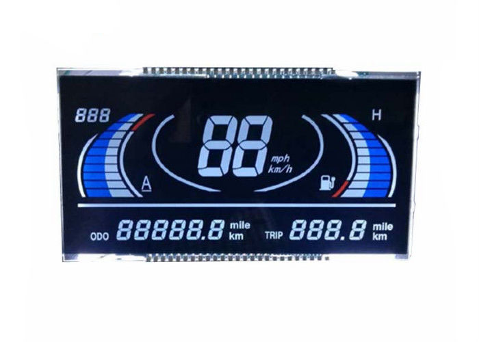 صفحه نمایش سفارشی VA Lcd صفحه نمایش 14 بخش Lcd ماژول نمایش منفی رقم 7 بخش Lcd ماژول
