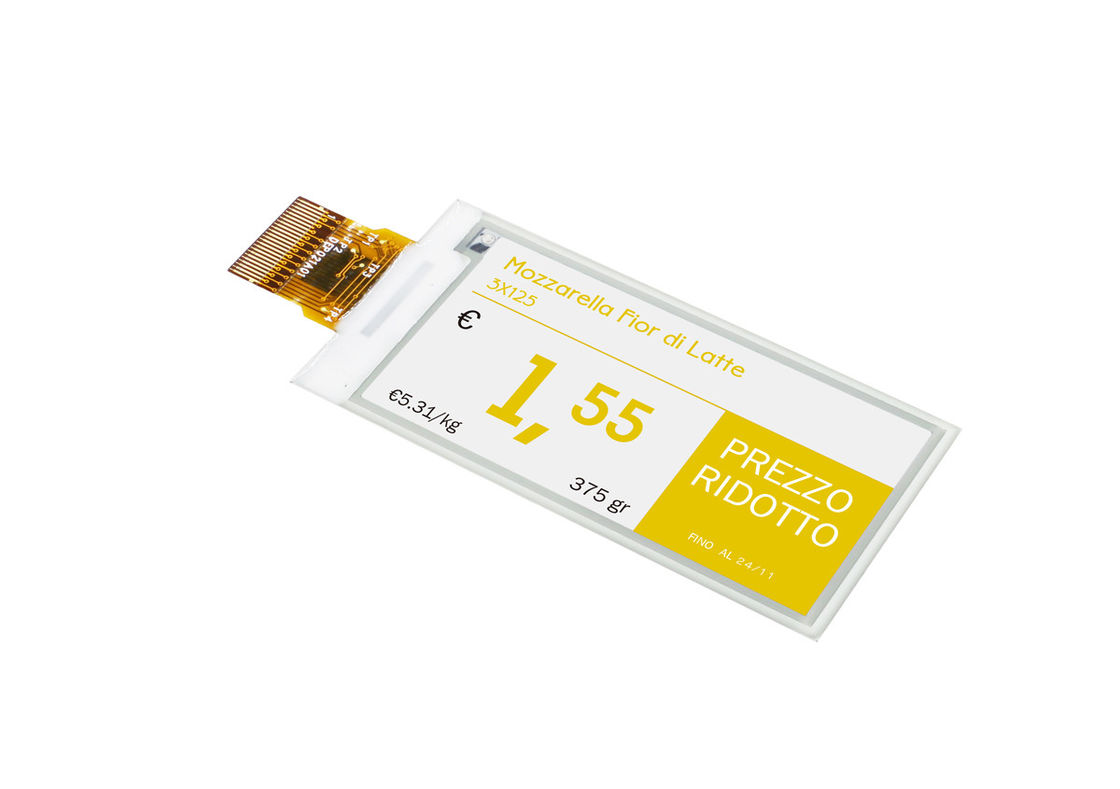 نمایشگر جوهر 2.13 ″ 122RGB * 250 E برای برچسب قیمت الکترونیکی