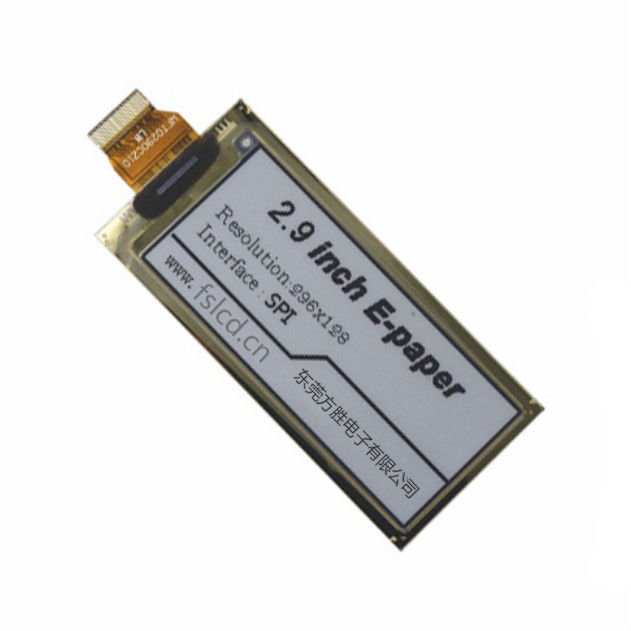 2.9 اینچ 128x296 0.226 * 0.227 Pixel Pitch E Ink Display Module
