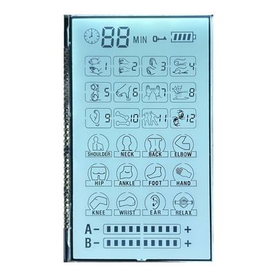 مثبت 6 ساعت انتقال تک رنگ و LCD نمایش صفحه نمایش PIN برای ماساژور