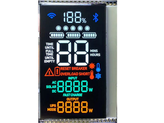 ماژول LCD کنتراست بالا VA نمایشگر تک رنگ برای صفحه نمایش برق در فضای بیرونی و داخلی