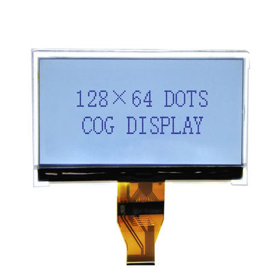 ماژول نمایشگر LCD COG گرافیکی 128x64 سفارشی کم مصرف تک رنگ با نور پس زمینه