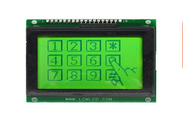 18 پین 128 X 64 گرافیک ماژول ال سی دی Stn مثبت 12864 صفحه نمایش TN زاویه دید