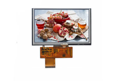 صفحه نمایش لمسی خازنی 5 اینچی TFT ال سی دی نمایشگر 800 X 480 برای تجهیزات صنعتی