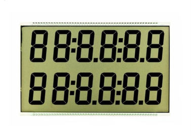 TN Lcd نمایش سفارشی Digit Lcd 7 بخش نمایش صفحه نمایش LCD شفاف صفحه نمایش لمسی تک رنگ برای داشبورد سوخت