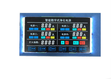 نمایشگر LCD VA LCD ماژول 7 بخش LCD اندازه سفارشی صفحه نمایش LCD برای سیستم تصفیه دیجیتال هوشمند