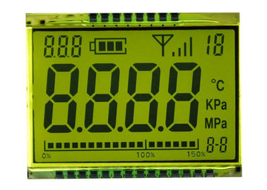 Digit 7 TN نمایشگر صفحه نمایش انعکاسی اندازه سفارشی برای متر 3.3V