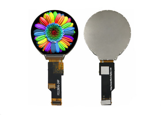 صفحه نمایش دور 1.28 اینچ TFT LCD 240 * 240 نقطه LCD کوچک با رابط Mcu / Spi / Rgb
