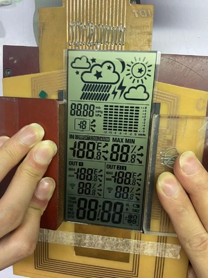 ماژول بخش بزرگ صفحه نمایش TN LCD کم مصرف برای ترموستات هوشمند