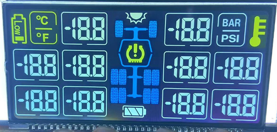 سفارشی DFSTN سیاه و سفید تک رنگ صفحه نمایش LCD VA منفی برای خودرو نصب شده است